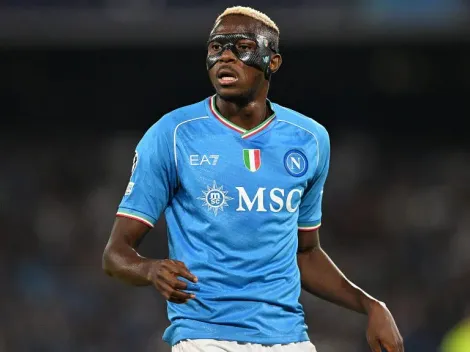 Osimhen é ausência do primeiro dia de trabalhos do Nápoles