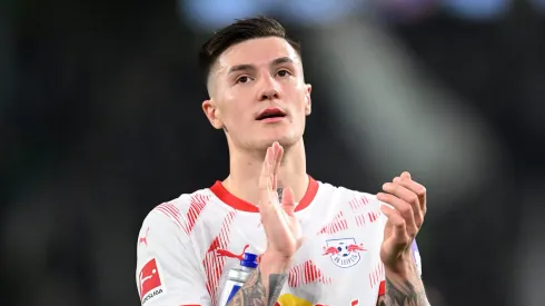 Beijamin Sesko, do Leipzig, é alvo do Newcastle. Foto: Stuart Franklin/Getty Images