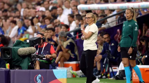 Sarina Wiegman, selecionadora de Inglaterra. Foto: Getty Images