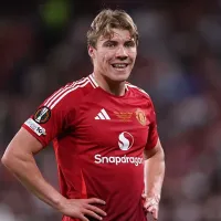 Manchester United vai reunir-se com Hojlund para discutir o seu futuro; Milan tem interesse em empréstimo