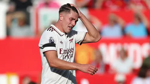 Viktor Gyokeres teve atuação discreta em Manchester United x Arsenal. Foto: Getty Images