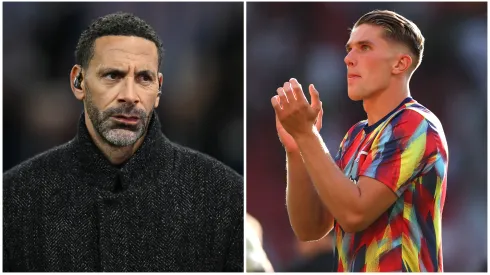Rio Ferdinand comentou sobre a prestação de Viktor Gyokeres no Manchester United x Arsenal. Fotos: Getty Images