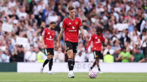 Benjamin Sesko em ação pelo Manchester United. Foto: Getty Images