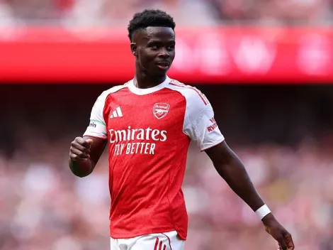 Saka lesiona-se e vai ser desfalque contra o Liverpool