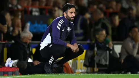 Ruben Amorim, treinador do Manchester United. Foto: Getty Images