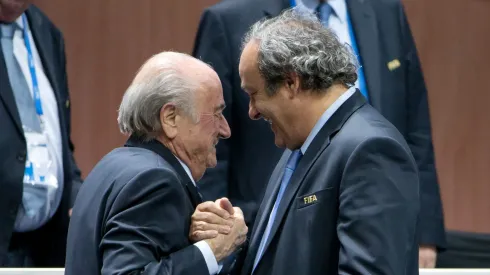 Joseph Blatter e Michel Platini. Foto: Getty Images