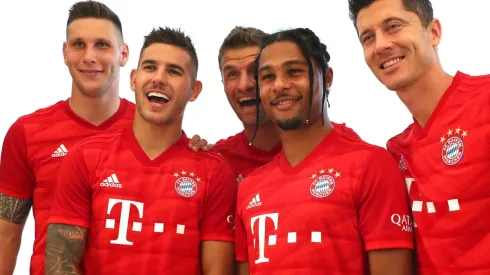 FC Bayern Muenchen And Paulaner Photo Session