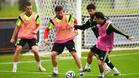 Spain Training & Press Conference - 2014 FIFA World Cup Brazil