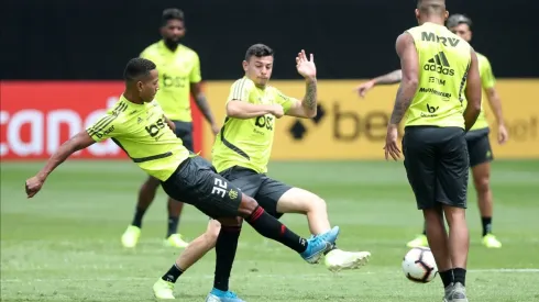 Flamengo Training Session, Field Socuting & Press Conference