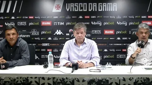 Elenco do Vasco se apresenta nesta segunda-feira, dia 3 (Foto: Reprodução)