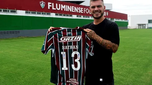 Fluminense anuncia oficialmente a contratação do meia Nathan (Foto: Mailson Santana/FFC)