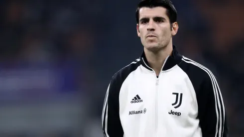 Alvaro Morata of Juventus Fc looks on during the Italian