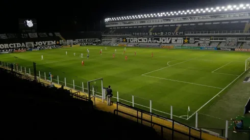 Vila Belmiro, estádio onde aconteceu a partida (Foto: Getty Images)
