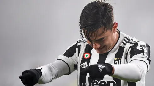 Paulo Dybala of Juventus FC celebrates during the Serie A