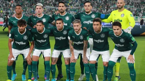 Time do Palmeiras perfilado no Mundial de Clubes (Foto: Getty Images)