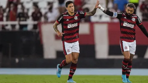 Pedro e Gabigol marcam e garantem a vitória do Flamengo sobre o Botafogo (Foto: Thiago Ribeiro/AGIF)