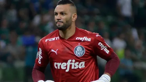 Weverton, goleiro do Palmeiras (Foto: Bruno Ulivieri/AGIF)