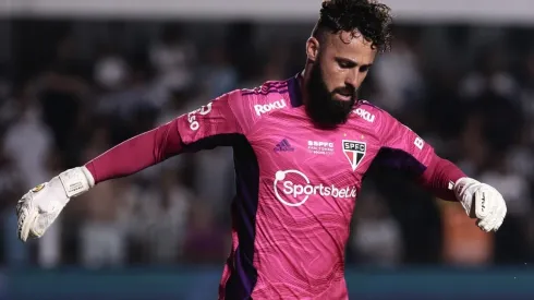 Jandrei, goleiro do São Paulo (Foto: Ettore Chiereguini/AGIF)