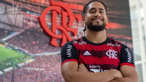 Pablo rasgou de elogios a estrutura do Flamengo (Foto: Marcelo Cortes / CRF)