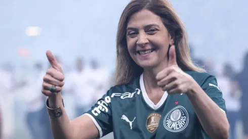 Leila Pereira, presidente do Palmeiras (Foto: Ettore Chiereguini/AGIF)