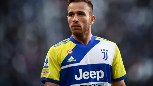 Arthur Melo of Juventus FC looks on during the Serie A
