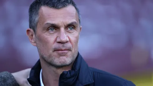 Technical Area Director of AC Milan Paolo Maldini , looks