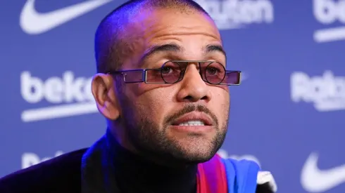 FC Barcelona Unveil New Signing Dani Alves