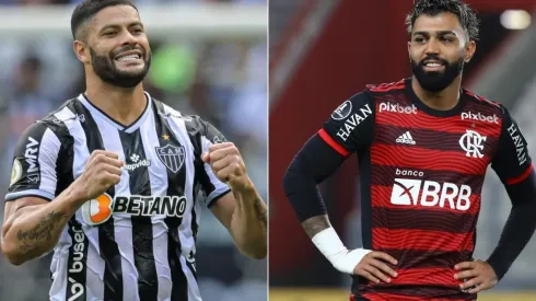 Atlético-MG e Flamengo se enfrentam nesta quarta-feira (Foto: Getty Images)