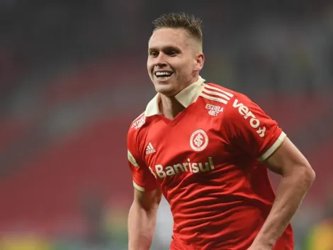 Depois de meses sem marcar, atacante do Internacional comemora fim do jejum