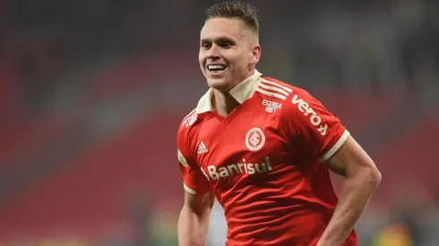 Alemão voltou a balançar as redes com a camisa do Inter (Foto: Ricardo Duarte/SC Internacional)