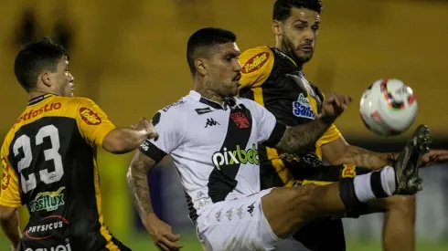 Yuri Lara foi um dos poucos destaques do Vasco na fraca atuação contra o Novorizontino (Foto: Daniel RAMALHO/CRVG)