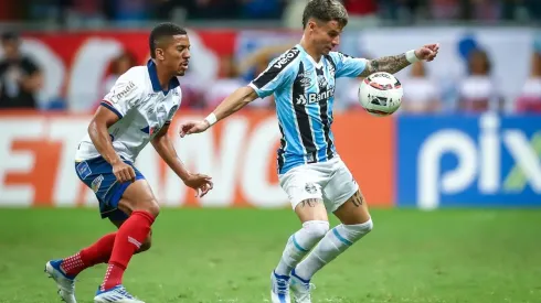 Após 79 dias, Ferreira voltou a jogar uma partida oficial (FOTO: LUCAS UEBEL/GREMIO FBPA)