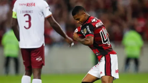 Matheus França marcou em seu retorno aos gramados após três meses parado (Foto: Gilvan de Souza/Flamengo)