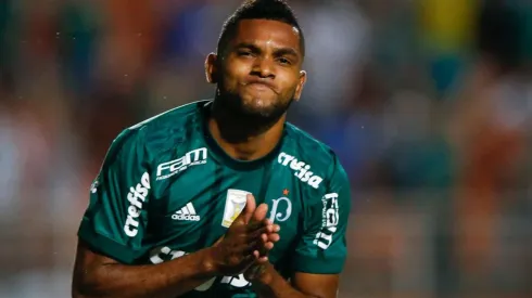 Miguel Borja, em campo pelo Palmeiras (Foto: Getty Images)