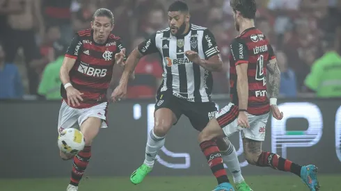 Hulk revela que perdeu 6kg no duelo entre Atlético-MG e Flamengo (Foto: Pedro Souza / Atlético)
