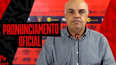 Yuri Romão, presidente do Sport, detona Lisca (Foto: Reprodução)