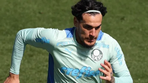 Gustavo Gómez fala sobre duelo contra o Atlético-MG pela Libertadores (Foto: Cesar Greco/Palmeiras)