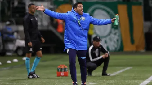 Abel Ferreira revelou na coletiva após o jogo que não viu a disputa de pênaltis entre Palmeiras e Atlético-MG (Foto: Cesar Greco/Palmeiras)