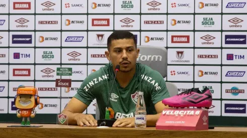 André fala sobre sondagens, mas se diz focado no Fluminense (FOTO: MARCELO GONÇALVES / FLUMINENSE F.C)