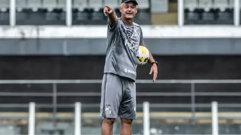 Lisca conta que é fã do técnico Fernando Diniz, do Fluminense (Foto: Ivan Storti/Santos FC)