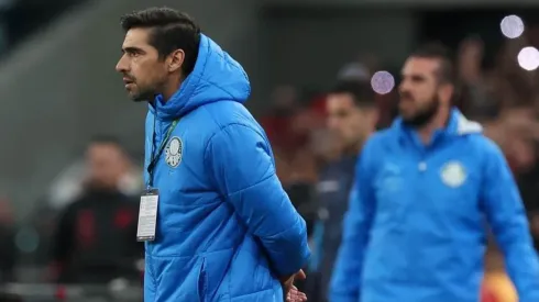 Abel Ferreira lamenta chances perdidas pelo Palmeiras na derrota para o Athletico-PR pela Libertadores (Foto: Cesar Greco/Palmeiras)