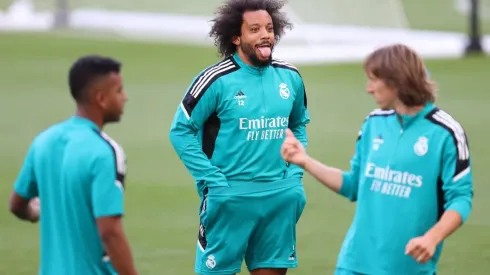 Real Madrid Training Session And Press Conference - UEFA Champions League Final 2021/22