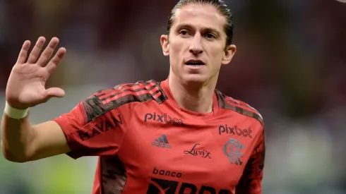 Filipe Luís, lateral-esquerdo do Flamengo (Foto: Getty Images)
