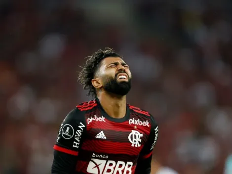 Gabigol é provocado por jogadores do Fortaleza depois de vitória sobre o Flamengo