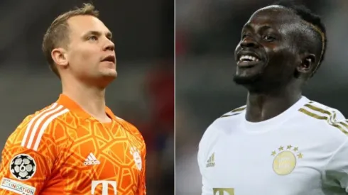Marco Luzzani/Getty Images; Lukas Schulze/Getty Images - Neuer e Mane do Bayern de Munique