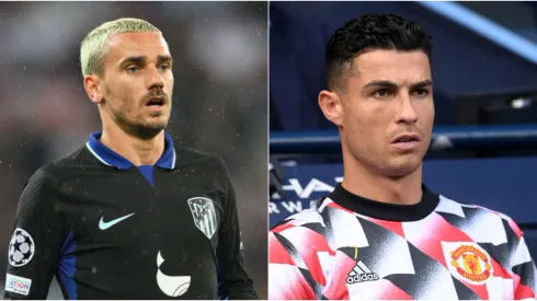 Laurence Griffiths/Getty Images; Lukas Schulze/Getty Images - Griezmann e Cristiano Ronaldo