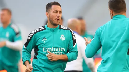 Real Madrid Training Session And Press Conference – UEFA Champions League Final 2021/22
