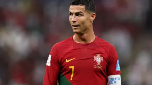 Cristiano Ronaldo, em campo pela seleção de Portugal (Foto: Getty Images)