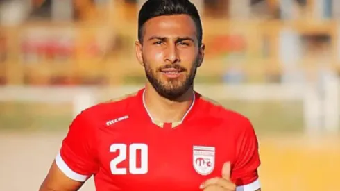 Iranian footballer Amir Nasr-Azadani who has been sentenced to be death. Image: @FIFPRO