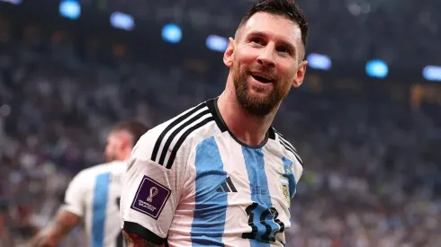 Lionel Messi comemora gol marcado diante da Croácia (Foto: Getty Images)